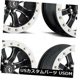 �C�O�A���z�C�[�� 14x10���[�X���C��A71�}���o�r�[�h���b�N4x115 0�u���b�N�z�C�[�������Z�b�g�i4�j 14x10 Raceline A71 Mamba Beadlock 4x115 0 Black Wheels Rims Set(4) �y���s�A���i�z