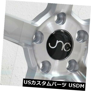 COAzC[ 19x9.5 / 19x10.5 JNC 026 JNC026 5x114.3 40/25Vo[}VtFCXzC[New seti4j 19x9.5/19x10.5 JNC 026 JNC026 5x114.3 40/25 Silver Machine Face Wheel New set(4)
