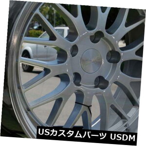 COAzC[ 18x10.5 ESR SR05 SR5 5x114.3 22nCp[Vo[zC[Zbgi4j 18x10.5 ESR SR05 SR5 5x114.3 22 Hyper Silver Wheels Rims Set(4)