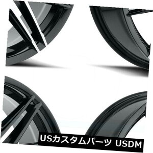 COAzC[ 20x8.5 MKW M124 5x114.3 / 5x120 40OXubNzC[Zbgi4j 20x8.5 MKW M124 5x114.3/5x120 40 Gloss Black Wheels Rims Set(4)