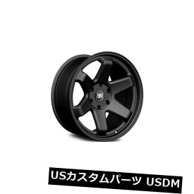 海外輸入ホイール 17x9.5ブラックRhino Roku 6x5.5 / 6x139.7 12マットブラックホイールリムセット（4） 17x9.5 Black Rhino Roku 6x5.5/6x139.7 12 Matte Black Wheels Rims Set(4)
