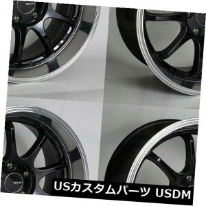 COAzC[ 17x9GPCV_5x100 45ubNyCgzC[Zbgi4j 17x9 Enkei Tenjin 5x100 45 Black Paint Wheels Rims Set(4)