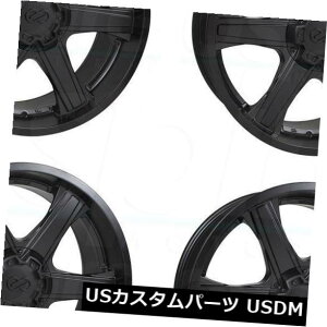 COAzC[ 18x8.5GPCubNz[N6x135 30}bgubNzC[Zbgi4j 18x8.5 Enkei Blackhawk 6x135 30 Matte Black Wheels Rims Set(4)