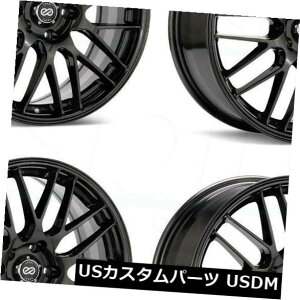 COAzC[ 18x7.5 / 18x8 Enkei EKM3 5x114.3 38/40K^yCgzC[Zbgi4j 18x7.5/18x8 Enkei EKM3 5x114.3 38/40 Gunmetal Paint Wheels Rims Set(4)