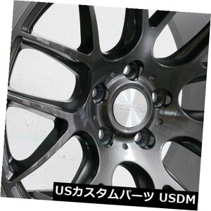 COAzC[ 18x8.5 / 18x10.5 ESR SR12 5x114.3 35/22K^zC[Zbgi4j 18x8.5/18x10.5 ESR SR12 5x114.3 35/22 Gun Metal Wheels Rims Set(4)