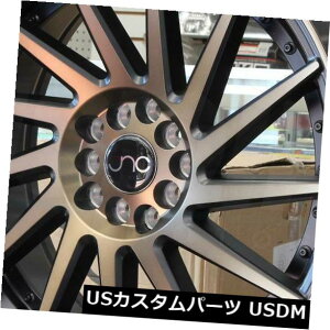 COAzC[ 19x8.5 / 19x9.5 JNC 051 5x100 / 5x114.3 30/30}bgubNuYtFCXzC[Zbgi4j 19x8.5/19x9.5 JNC 051 5x100/5x114.3 30/30 Matte Black Bronze Face Wheel set(4)