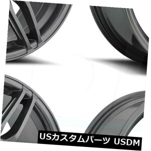�C�O�A���z�C�[�� 17x7.5�j�b�`NR6 M105 5x100 / 5x114.3 45 GunMetal Wheels Rims Set�i4�j 17x7.5 Niche NR6 M105 5x100/5x114.3 45 GunMetal Wheels Rims Set(4) �y���s�A���i�z