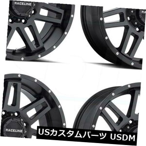 COAzC[ 18x9 Raceline 931BCWFN^[6x135 / 6x5.5 18ubNzC[Zbgi4j 18x9 Raceline 931B Injector 6x135/6x5.5 18 Black Wheels Rims Set(4)