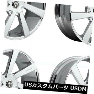 �C�O�A���z�C�[�� 24x10 DUB Direct S132 6x135 / 6x5.5 30�N���[���z�C�[�������Z�b�g�i4�j 24x10 DUB Direct S132 6x135/6x5.5 30 Chrome Wheels Rims Set(4) �y���s�A���i�z