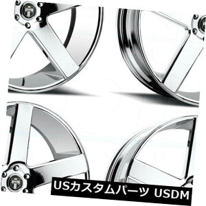 �C�O�A���z�C�[�� 26x10 DUB Baller S115 5x120 20�N���[���z�C�[�������Z�b�g�i4�j 26x10 DUB Baller S115 5x120 20 Chrome Wheels Rims Set(4) �y���s�A���i�z