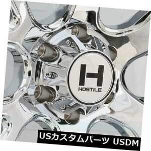 COAzC[ 22x12GΓIH113CW5x5 / 5x127 -44N[zC[Zbgi4j 22x12 Hostile H113 Rage 5x5/5x127 -44 Chrome Wheels Rims Set(4)