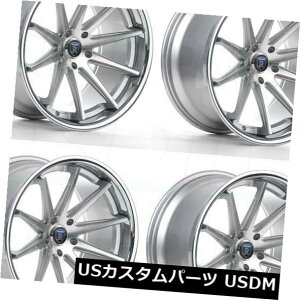 COAzC[ 22x9 / 22x10.5 Rohana RC10 5x120 15/20Vo[zC[Zbgi4j 22x9/22x10.5 Rohana RC10 5x120 15/20 Silver Wheels Rims Set(4)