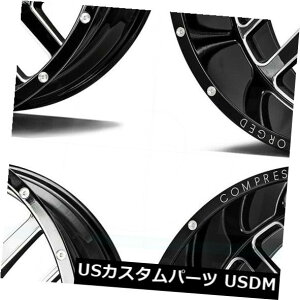 COAzC[ 22x10 AX AX2.0 5x5 / 5x5.5 -19OXubN~hzC[Zbgi4j 22x10 AXE AX2.0 5x5/5x5.5 -19 Gloss Black Milled Wheels Rims Set(4)