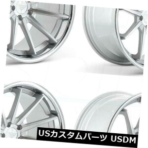 �C�O�A���z�C�[�� 20x9 Ferrada FR4 5x114.3 35�}�V���V���o�[�N���[�����b�v�z�C�[�������Z�b�g�i4�j 20x9 Ferrada FR4 5x114.3 35 Machine Silver Chrome Lip Wheels Rims Set(4) �y���s�A���i�z