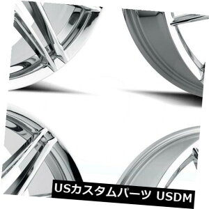 COAzC[ 22x9 MKW M124 6x5.5 / 6x139.7 18N[zC[Zbgi4j 22x9 MKW M124 6x5.5/6x139.7 18 Chrome Wheels Rims Set(4)