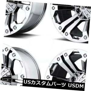 COAzC[ 20x9 XD XD778X^[6x135 / 6x5.5 18N[zC[Zbgi4j 20x9 XD XD778 Monster 6x135/6x5.5 18 Chrome Wheels Rims Set(4)