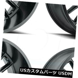 COAzC[ 22x12GΓIH115vf^[6x5.5 / 6x139.7 -44tubNzC[Zbgi4j 22x12 Hostile H115 Predator 6x5.5/6x139.7 -44 Full Black Wheels Rims Set(4)