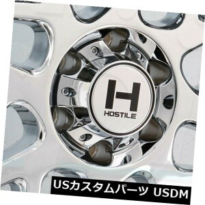 COAzC[ 20x12GΓIH108XvPbg5x5 / 5x127 -44N[zC[Zbgi4j 20x12 Hostile H108 Sprocket 5x5/5x127 -44 Chrome Wheels Rims Set(4)
