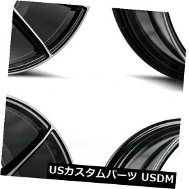 海外輸入ホイール 20x8.5 / 20x10 Savini BM15 5x114.3 35/43ブラックティントホイールリムセット（4） 20x8.5/20x10 Savini BM15 5x114.3 35/43 Black Tint Wheels Rims Set(4)