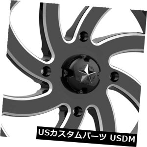 �C�O�A���z�C�[�� 24x7 MSA�I�t���[�hM36�X�C�b�`4x137 0�O���X�u���b�N�~���h�z�C�[�������Z�b�g�i4�j 24x7 MSA Off-Road M36 Switch 4x137 0 Gloss Black Milled Wheels Rims Set(4) �y���s�A���i�z