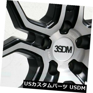 �C�O�A���z�C�[�� 20x9 / 20x11 3SDM 0.50 5x120 35/34�}�b�g�u���b�N�z�C�[�������Z�b�g�i4�j 20x9/20x11 3SDM 0.50 5x120 35/34 Matte Black Wheels Rims Set(4)