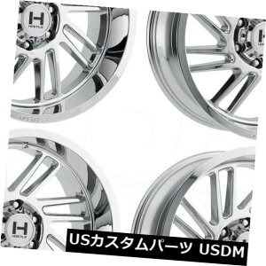 COAzC[ 20x10GΓIH110XgCJ[5x150 -19N[zC[Zbgi4j 20x10 Hostile H110 Stryker 5x150 -19 Chrome Wheels Rims Set(4)