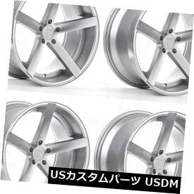 海外輸入ホイール 20x9 Rohana RC22 5x112 35シルバーホイールリムセット（4） 20x9 Rohana RC22 5x112 35 Silver Wheels Rims Set(4)