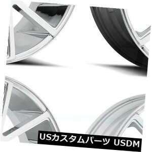 COAzC[ 24x9.5 MKW A614 5x115 18N[zC[Zbgi4j 24x9.5 MKW A614 5x115 18 Chrome Wheels Rims Set(4)