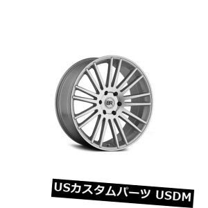 COAzC[ 22x9.5ubNCmN[K[5x5.5 / 5x139.7 20Vo[zC[Zbgi4j 22x9.5 Black Rhino Kruger 5x5.5/5x139.7 20 Silver Wheels Rims Set(4)