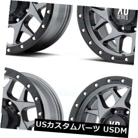 海外輸入ホイール 20x9 XD XD127 Bully 5x150 25 Gunmetal Black Wheels Rims Set（4） 20x9 XD XD127 Bully 5x150 25 Gunmetal Black Wheels Rims Set(4)
