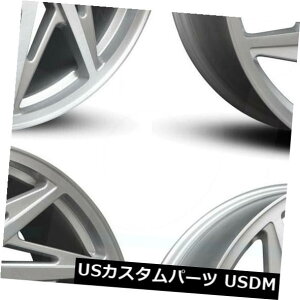 �C�O�A���z�C�[�� 24x10���[�h�t�H�[�XRF25 5x120 32�V���o�[�z�C�[�������Z�b�g�i4�j 24x10 Road Force RF25 5x120 32 Silver Wheels Rims Set(4) �y���s�A���i�z