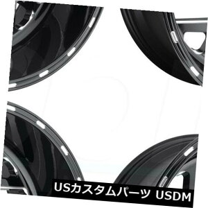 COAzC[ 20x12RTriton D581 6x135 / 6x5.5 -44ubN~hzC[Zbgi4j 20x12 Fuel Triton D581 6x135/6x5.5 -44 Black Milled Wheels Rims Set(4)