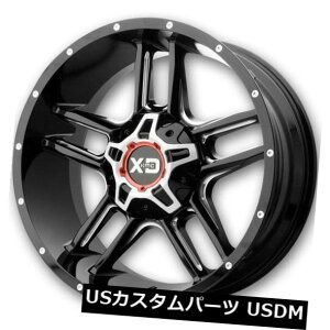 �C�O�A���z�C�[�� 20x12 XD XD839�N�����v8x170 -44�u���b�N�~���h�z�C�[�������Z�b�g�i4�j 20x12 XD XD839 Clamp 8x170 -44 Black Milled Wheels Rims Set(4) �y���s�A���i�z