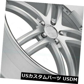 海外輸入ホイール 22x10.5 Concept One RS55 5x112 42シルバー加工ホイールフィットメルセデスベンツセット（4） 22x10.5 Concept One RS55 5x112 42 Silver Machined Wheel fit Mercedes Benz set(4)