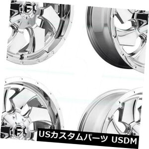 �C�O�A���z�C�[�� 20x9�t���[�G���N���[�o�[D573 5x5.5 / 5x150 1�N���[���z�C�[�������Z�b�g�i4�j 20x9 Fuel Cleaver D573 5x5.5/5x150 1 Chrome Wheels Rims Set(4) �y���s�A���i�z