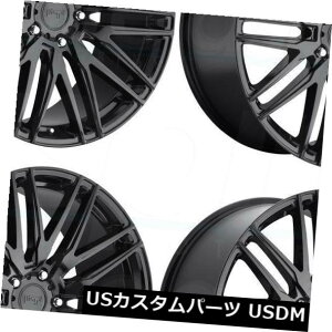 COAzC[ 22x9jb`AcBIM164 5x130 45OXubNzC[Zbgi4j 22x9 Niche Anzio M164 5x130 45 Gloss Black Wheels Rims Set(4)
