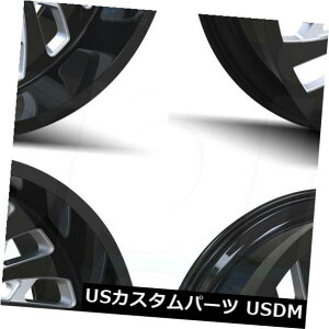 �C�O�A���z�C�[�� 22x12�J���I�t���[�h�X�C�b�`�o�b�N8x170 -51�O���X�u���b�N�~���h�z�C�[�������Z�b�g�i4�j 22x12 Cali Off-Road Switchback 8x170 -51 Gloss Black Milled Wheels Rims Set(4) �y���s�A���i�z