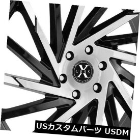 海外輸入ホイール 26x10 Xcess X02 6x5.5 / 6x139.7 26ブラックマシンホイールリムセット（4） 26x10 Xcess X02 6x5.5/6x139.7 26 Black Machine Wheels Rims Set(4)