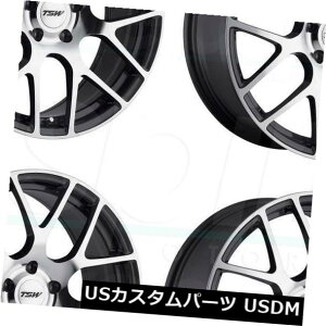 海外輸入ホイール 17x7.5 TSWニュルブルクリンク5x114.3 45ガンメタルミラーホイールリムセット(4) 17x7.5 TSW Nurburgring 5x114.3 45 Gunmetal Mirror Wheels Rims Set(4)