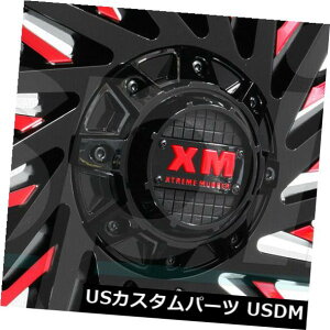 COAzC[ 22x12 Xtreme Mudder XM330 6x135 / 6x5.5 -44OXubNbh~hzC[Zbgi4j 22x12 Xtreme Mudder XM330 6x135/6x5.5 -44 Gloss Black Red Milled Wheels Set(4)