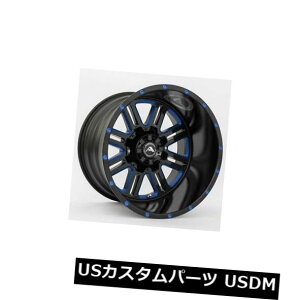 COAzC[ 20x10AJIt[hA106 6x135 -24ubN~hu[zC[Zbgi4j 20x10 American Off-Road A106 6x135 -24 Black Milled Blue Wheels Rims Set(4)