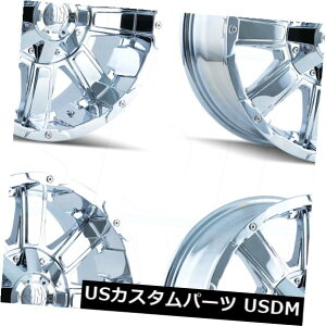 COAzC[ 20x9CwJIX8x6.5 / 8x170 18N[zC[Zbgi4j 20x9 Mayhem Chaos 8x6.5/8x170 18 Chrome Wheels Rims Set(4)