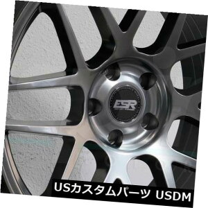 �C�O�A���z�C�[�� 19x10.5 ESR RF01 RF1 5x112 30�n�C�p�[�u���b�N�z�C�[�������Z�b�g�i4�j 19x10.5 ESR RF01 RF1 5x112 30 Hyper Black Wheels Rims Set(4) �y���s�A���i�z