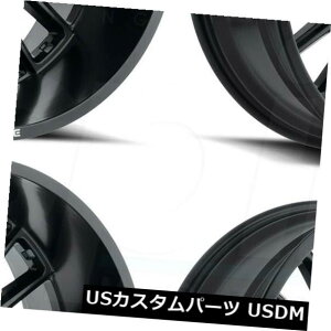 COAzC[ 20x12GΓIH115vf^[8x180 -44tubNzC[Zbgi4j 20x12 Hostile H115 Predator 8x180 -44 Full Black Wheels Rims Set(4)