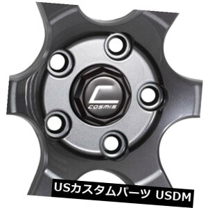 COAzC[ 18x11 Cosmis XT-006R 5x114.3 8K^HbvzC[Zbgi4j 18x11 Cosmis XT-006R 5x114.3 8 Gun Metal Machined Lip Wheels Rims Set(4)
