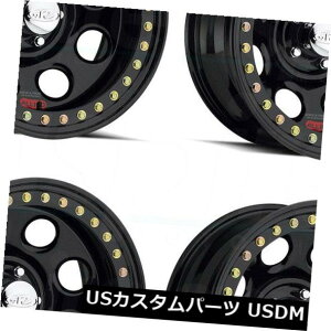 �C�O�A���z�C�[�� 17x8 Raceline RT81 6x5.5 / 6x139.7 -25�u���b�N�z�C�[�������Z�b�g�i4�j 17x8 Raceline RT81 6x5.5/6x139.7 -25 Black Wheels Rims Set(4) �y���s�A���i�z