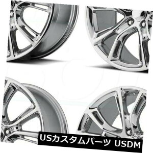 �C�O�A���z�C�[�� 22x9 PR137�t�B�b�g�W�[�v�O�����h�`�F���L�[SRT8 5x5 / 5x127 34�N�����z�C�[���Z�b�g�i4�j 22x9 PR137 fit Jeep Grand Cherokee SRT8 5x5/5x127 34 Chrome Wheels Set(4) �y���s�A���i�z