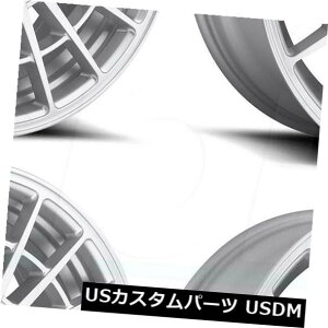COAzC[ 20x8.5 Rotiform Las R R143 5x112 / 5x114.3 35Vo[zC[Zbgi4j 20x8.5 Rotiform Las R R143 5x112/5x114.3 35 Silver Wheels Rims Set(4)