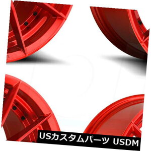 COAzC[ 20x9jb`ZN^[M213 5x120 35bhzC[Zbgi4j 20x9 Niche Sector M213 5x120 35 Red Wheels Rims Set(4)