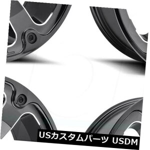 �C�O�A���z�C�[�� 20x10 Fuel Beast D562 6x135 -18�u���b�N�~���h�z�C�[�������Z�b�g�i4�j 20x10 Fuel Beast D562 6x135 -18 Black Milled Wheels Rims Set(4) �y���s�A���i�z